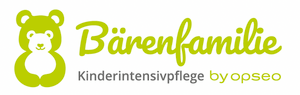 Logo der Bärenfamilie in Grün mit Schriftzug