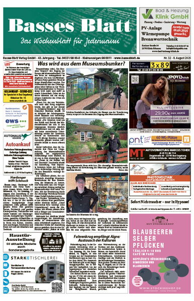 Titelblatt Basses Blatt 08.08.2025