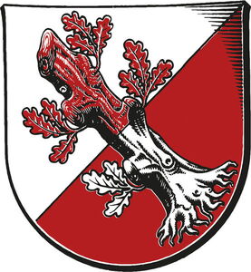 Wappen Stadt Wahlstedt Wappen der Stadt Wahlstedt in Rot und Weiß