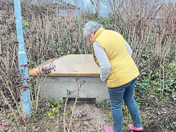Renate Hegewald ärgert sich täglich über den Hundekot an den Streusandkisten.