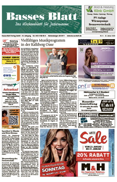 Titelblatt Basses Blatt 23.01.2026