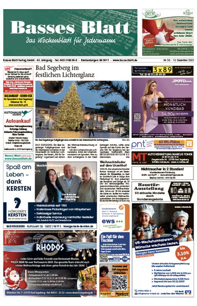 Titelblatt Basses Blatt 12.12.2025