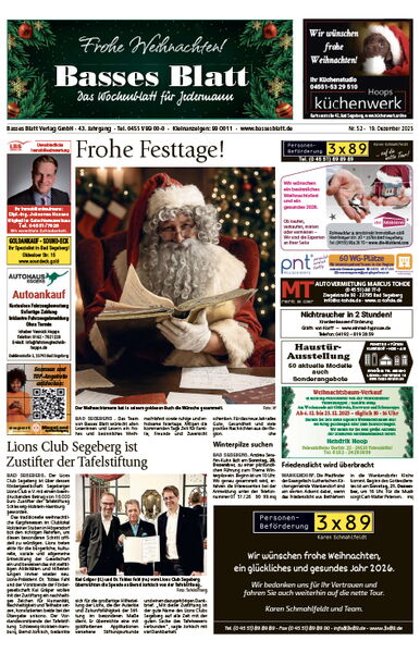 Titelblatt Basses Blatt 19.12.2025