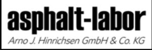 Logo Asphalt Labor auf grauem Hintergrund