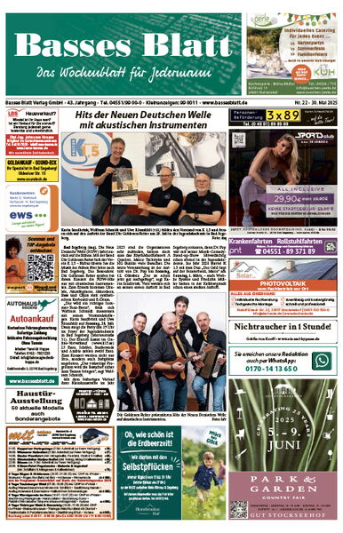 Titelblatt Basses Blatt 30.05.2025