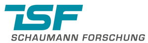 Logo ISF Schaumann Forschung vor weißem Hintergrund.