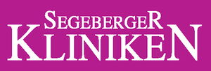 Logo der Segeberger Kliniken, violetter Hintergrund