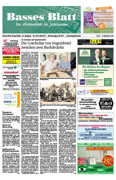 Titelblatt Basses Blatt 04.09.2026