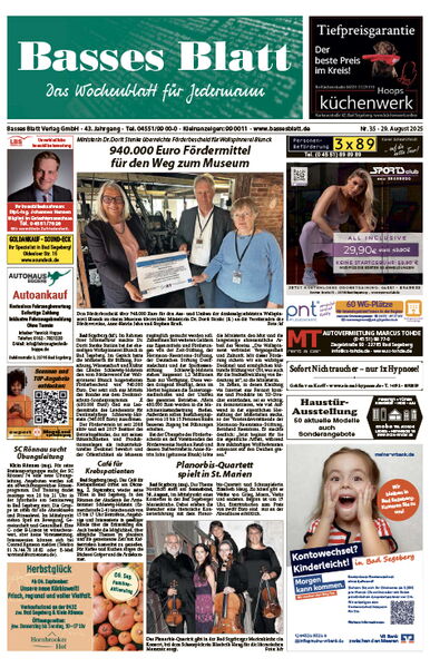 Titelblatt Basses Blatt 29.08.2025