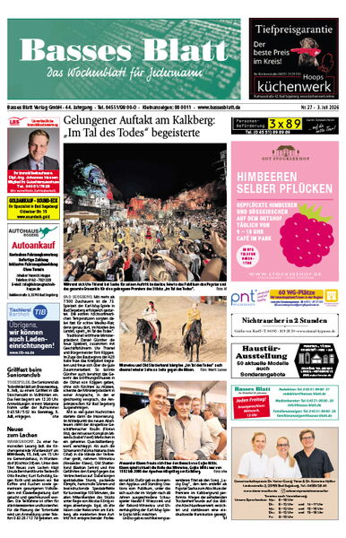 Titelblatt Basses Blatt 03.07.2026