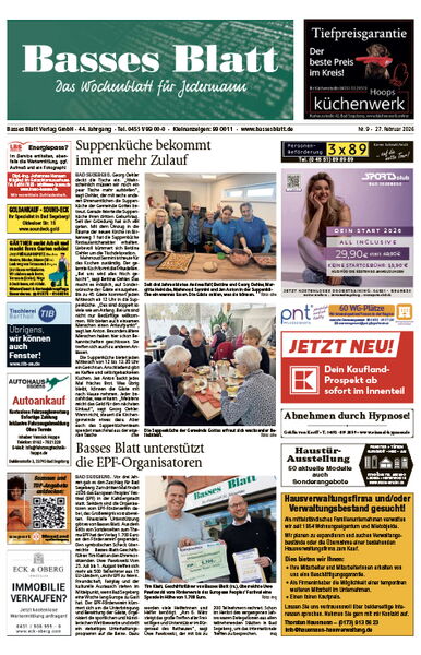 Titelblatt Basses Blatt 27.02.2026