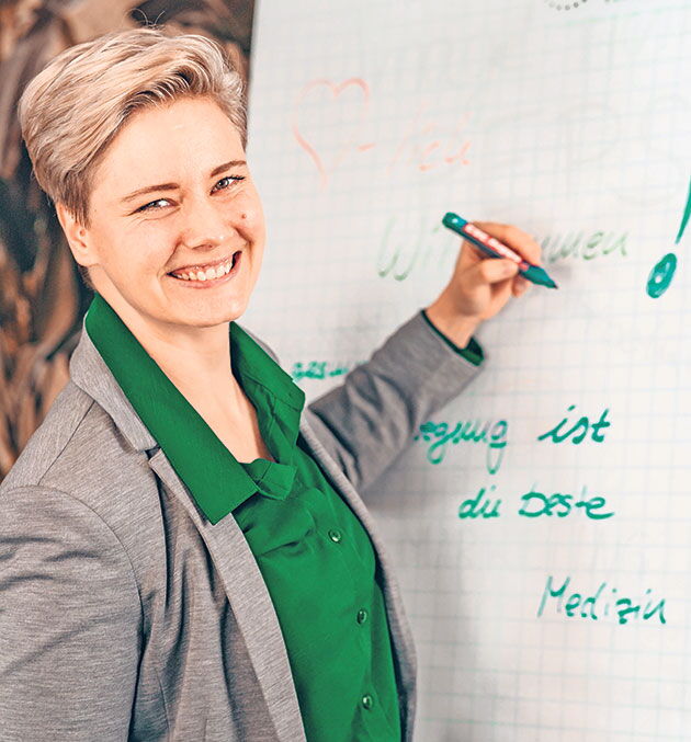 Anne Herrmann neue Leiterin der Vitalia Gesundheitszentren Anne Herrmann leitet Vitalia Gesundheitszentren.