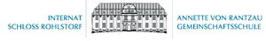 Logo vom Internat Schloss Rohlstorf Internat Schloss Rohlstorf Logo mit Schulgebäude