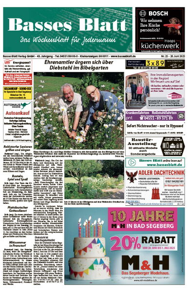 Titelblatt Basses Blatt 20.06.2025