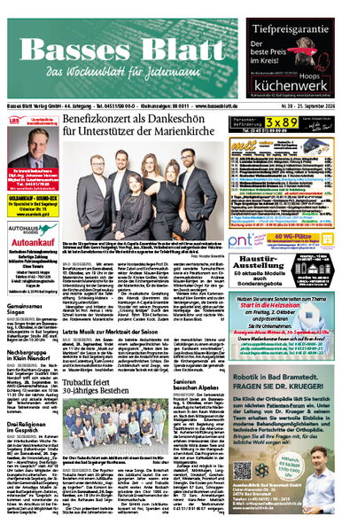 Titelblatt Basses Blatt 25.09.2026
