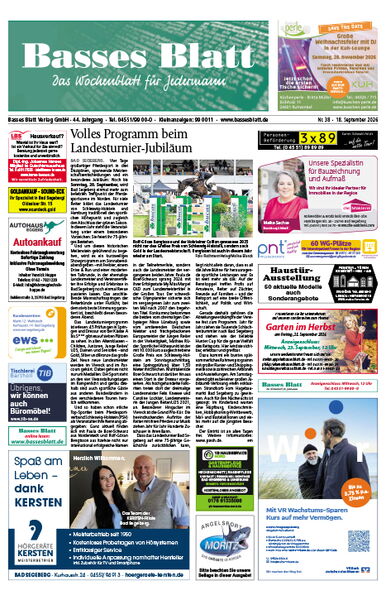 Titelblatt Basses Blatt 18.09.2026