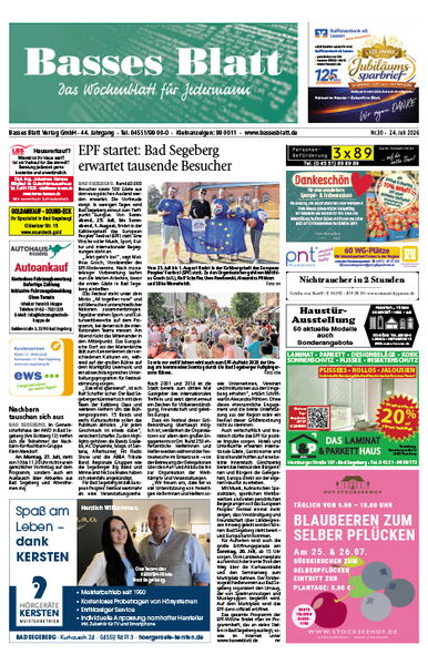 Titelblatt Basses Blatt 24.07.2026