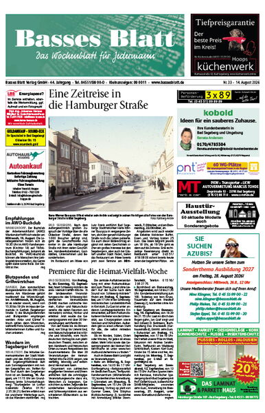 Titelblatt Basses Blatt 14.08.2026
