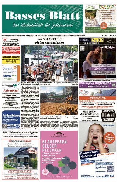 Titelblatt Basses Blatt 11.07.2025