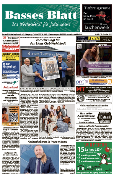 Titelblatt Basses Blatt 10.10.2025