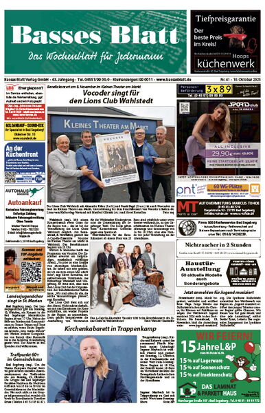 Titelblatt Basses Blatt 10.10.2025