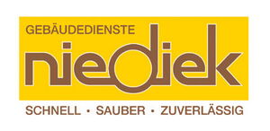 Logo Niediek in braun auf gelb