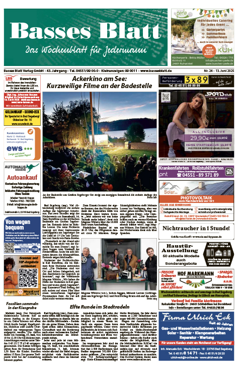 Titelblatt Basses Blatt 13.06.2025