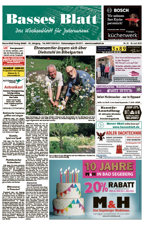 Titelblatt Basses Blatt 20.06.2025