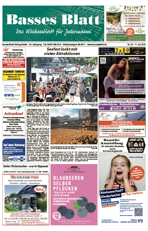 Titelblatt Basses Blatt 11.07.2025
