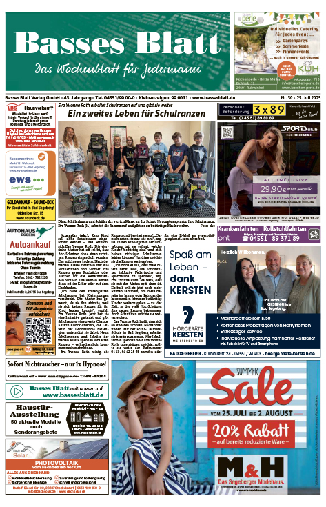 Titelblatt Basses Blatt 25.07.2025