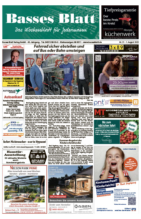 Titelblatt Basses Blatt 01.08.2025