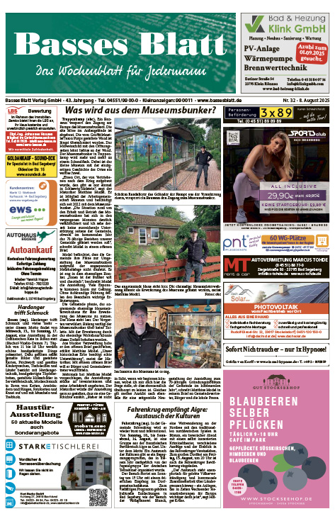 Titelblatt Basses Blatt 08.08.2025
