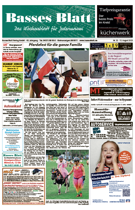 Titelblatt Basses Blatt 15.08.2025