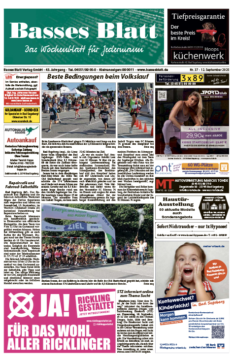 Titelblatt Basses Blatt 12.09.2025