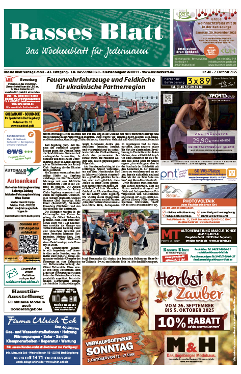 Titelblatt Basses Blatt 02.10.2025