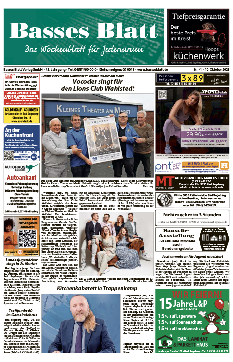 Titelblatt Basses Blatt 10.10.2025