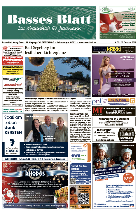 Titelblatt Basses Blatt 12.12.2025