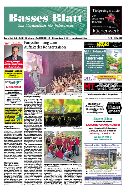 Titelblatt Basses Blatt 08.05.2026