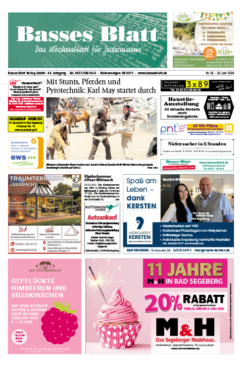 Titelblatt Basses Blatt 26.06.2026