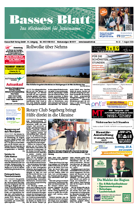 Titelblatt Basses Blatt 07.08.2026