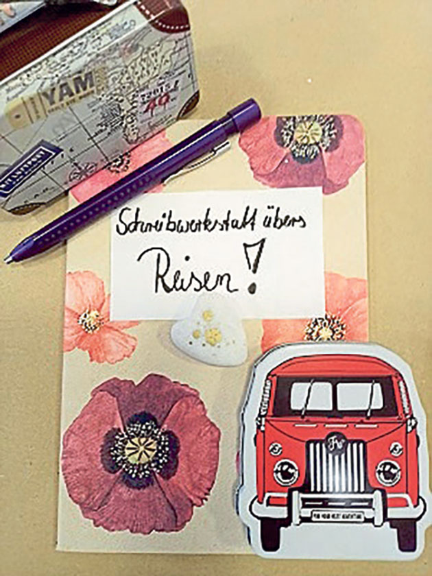 Die Schreibwerkstatt für Frauen im Bad Segeberger WortOrt hat das Thema Reisen . Foto: Susanne Benk