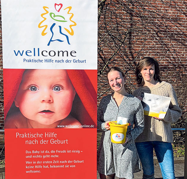 Maraike Hönicke (li.) und Donata Löffel sind neue Ansprechpartnerinnen in der Evangelischen Familienbildungsstätte für die Angebote Wellcome und Frühe Hilfen.Foto: FBS