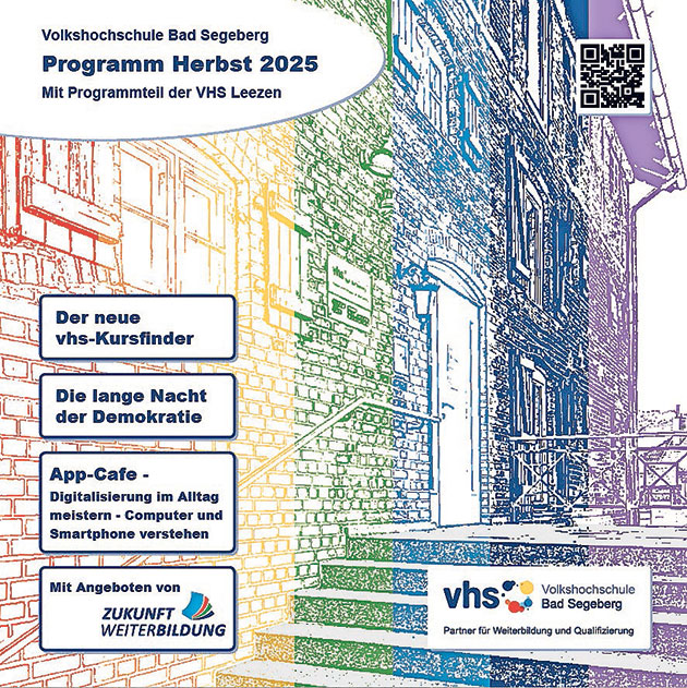 Programmheft Volkshochschule Bad Segeberg Herbst 2025